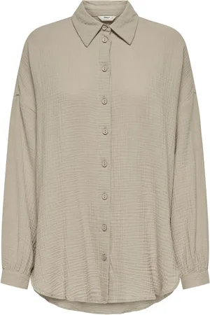 ONLY Longsleeve - Onlthyra Oversized Shirt NOOS - XS tot M - voor Vrouwen