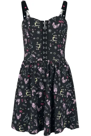 Jawbreaker Korte jurk - Ditsy Ouija Printed Mini Dress - XS tot L - voor Vrouwen