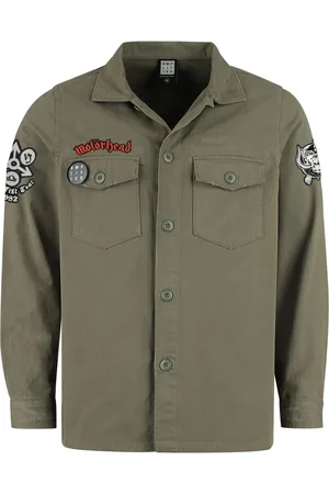 Motörhead Longsleeve - Military Shirt - Shacket - S tot XXL - voor Mannen