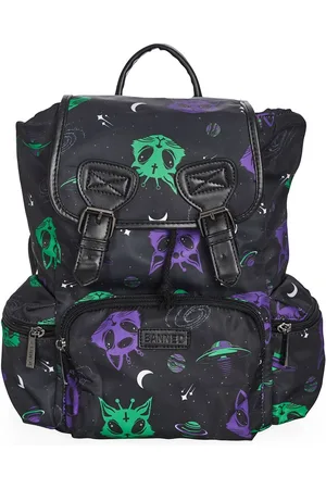 Banned Retro Gothic Rugtas - Alien Space Cat - voor Vrouwen