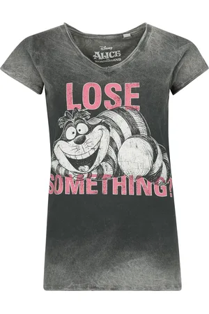Alice in Wonderland Disney T-shirt - Cheshire Cat - Lose something? - S tot XXL - voor Vrouwen