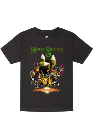 Heavysaurus T-shirt voor kinderen - Metal-Kids - Pommesgabel - voor Jongens & meisjes
