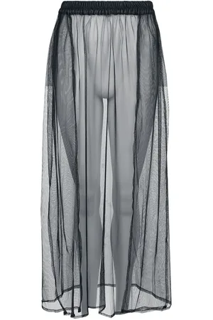 Gothicana Gothic Lange rok - Transparent Skirt - S tot XL - voor Vrouwen