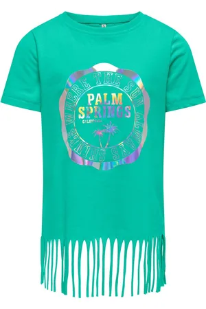 ONLY Longsleeve voor kinderen - Kogalison S/S Foil college top - voor Meisjes