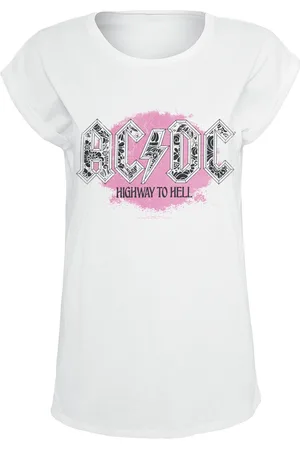 AC/DC T-shirt - Highway To Hell Flowers - S tot XXL - voor Vrouwen