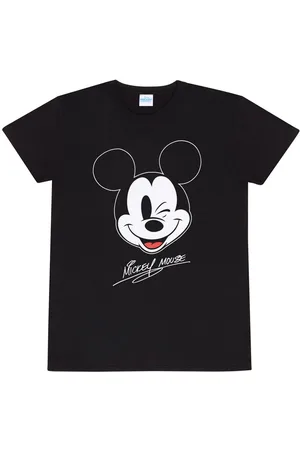 Mickey & Minnie Mouse Disney T-shirt - Mickey Face - S tot M - voor Mannen