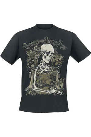 Queens Of The Stone Age T-shirt - Flourish Skull - M tot XXL - voor Mannen