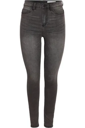 Noisy May Jeans - NMCALLIE HW SKINNY JEAN VI508MG FWD NOOS - W25L30 tot W29L30 - voor Vrouwen