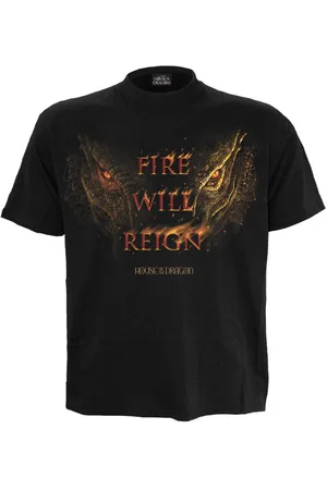 Game of Thrones T-shirt - House of the Dragon - 2 - Fire Will Reign - S tot XXL - voor Mannen