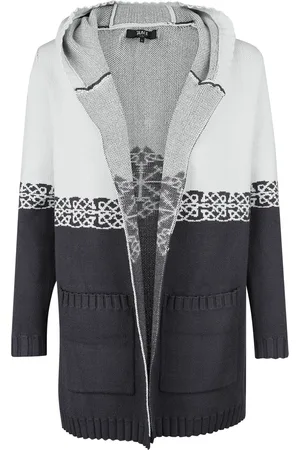EMP Cardigan - Chunky Knitted Keltic Cardigan - S tot XXL - voor Vrouwen