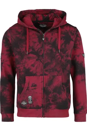 Rock Rebel Rock Vest met capuchon - Tie Dye sweatvest - L tot XL - voor Mannen