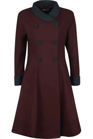 Gothicana Gothic Lange jassen - Ophelia Coat - S tot XXL - voor Vrouwen