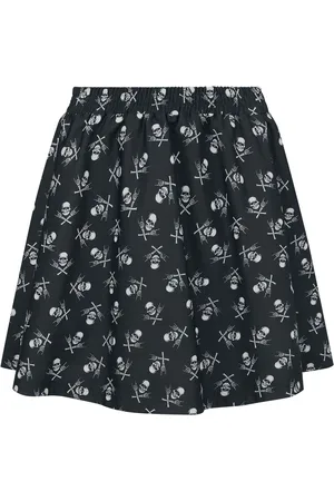 EMP Korte rok - Skull Skirt - S tot XXL - voor Vrouwen