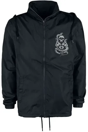 Chet Rock Rockabilly Windbreaker - Wolf - S tot XXL - voor Mannen