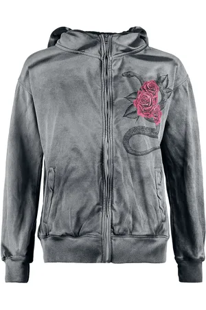 Alchemy Vest met capuchon - Rosez Skull - S tot XXL - voor Vrouwen