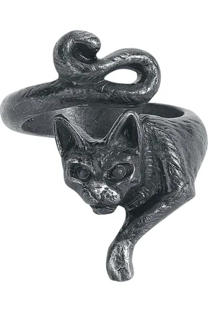 Alchemy Gothic Ring - Le Chat Noir Ring - voor Vrouwen