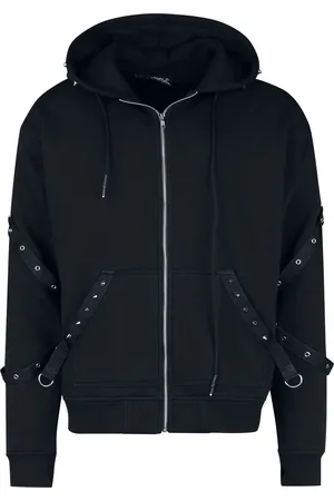Heartless Gothic Vest met capuchon - Cosmo Hood - XL - voor Mannen