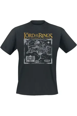 Lord of the Rings T-shirt - Map Fellowship - M tot 4XL - voor Mannen