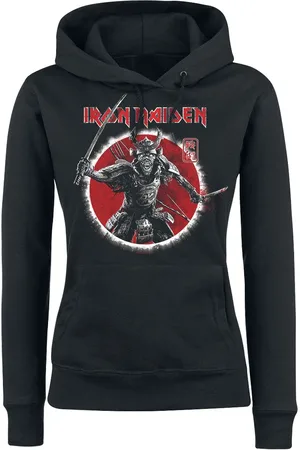 Iron Maiden Trui met capuchon - Eddie Warrior - S tot XXL - voor Vrouwen