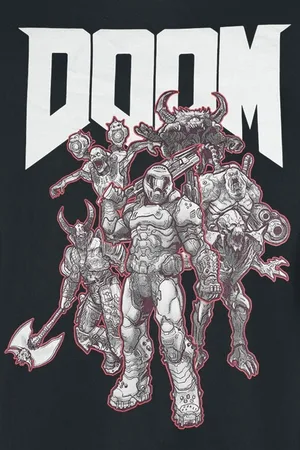 DOOM Gaming T-shirt - Demon Slayer - S tot XXL - voor Mannen