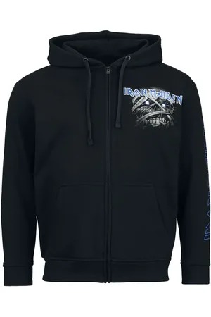 Iron Maiden Vest met capuchon - Square Chain - S tot XXL - voor Mannen
