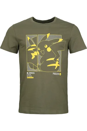 Pokemon Gaming T-shirt - Green Pikachu - S tot XXL - voor Mannen