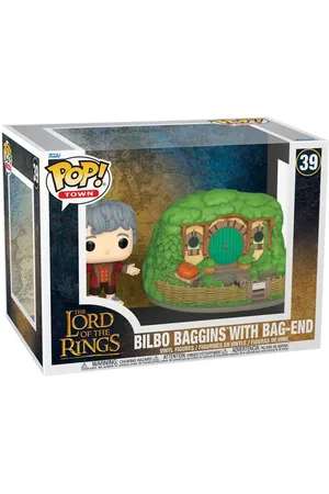 Lord of the Rings Bilbo Baggins with Bag-End (Pop Town!) vinylfiguur 39 - Funko Pop! - Funko Shop Europe