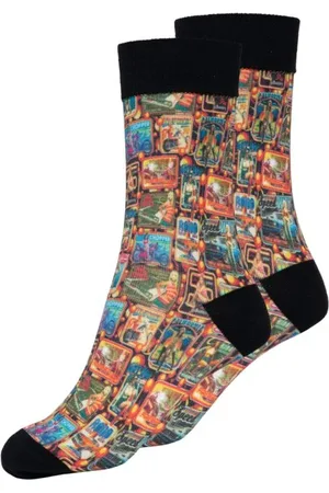 King kerosin Rockabilly Sokken - Seventies Socks - EU39-42 tot EU 43-46 - voor Mannen
