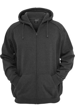 Urban classics Vest met capuchon - Blank Zip Hoody - S tot XL - voor Mannen