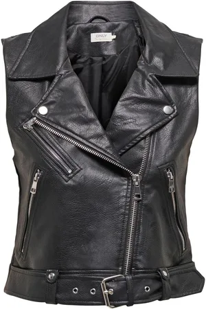 ONLY Vest - Onlvera Faux Leather Waistcoat - XS tot L - voor Vrouwen