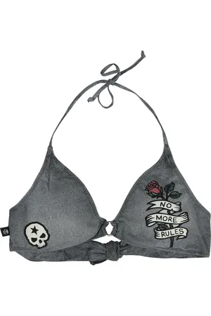 Rock Rebel Rock Bikini Top - Bikinitop met old school opdruk - S tot XXL - voor Vrouwen