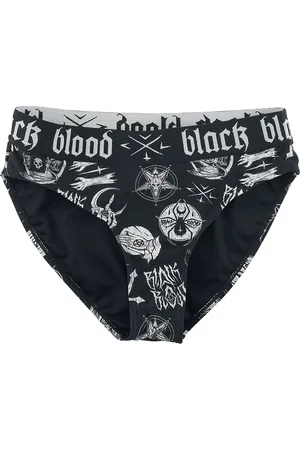 EMP Bikini Slip - Bikinibroekje met occulte symbolen - S tot XXL - voor Vrouwen