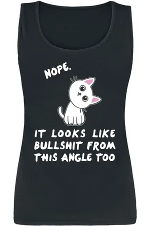 Tierisch Fun Top - Nope. It Looks Like Bullshit From This Angle Too - S tot XXL - voor Vrouwen