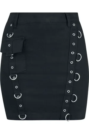 EMP Korte rok - Short Skirt with decorative rivets - S tot XL - voor Vrouwen