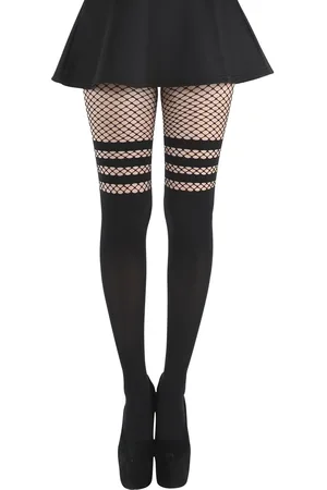 Pamela Mann Gothic Maillot - Fishnet - voor Vrouwen