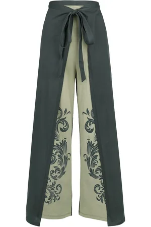 EMP Stoffen broeken - Wrap Pants with Ornaments - S-M tot L-XL - voor Vrouwen