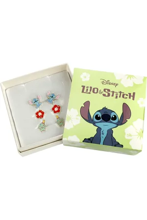 Disney Disney Oorbellenset - Stitch, Hibiscus & Scrump set oorknopjes - voor Vrouwen