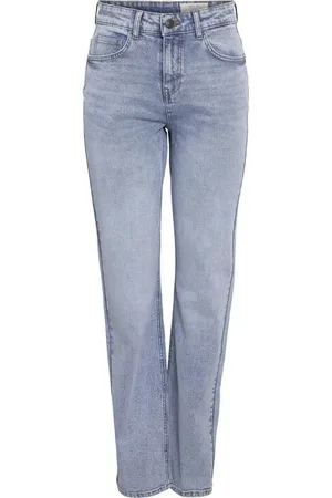 Noisy May Jeans - NMMONICA HW STRAIGHT JEAN AZ359LB NOOS - W26L32 tot W31L34 - voor Vrouwen