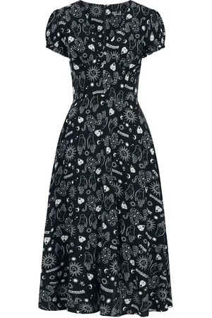 Hell Bunny Rockabilly Lange jurk - Hello Goodbye Dress - XS tot 4XL - voor Vrouwen