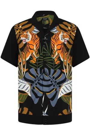 Chet Rock Rockabilly Shirt met korte mouwen - Tiger Shirt - S tot XXL - voor Mannen