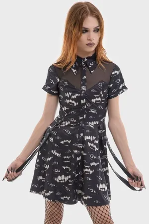 Killstar Gothic Korte jurk - The Lost Boys - Hex-Cellent Mini Dress - XS tot XXL - voor Vrouwen