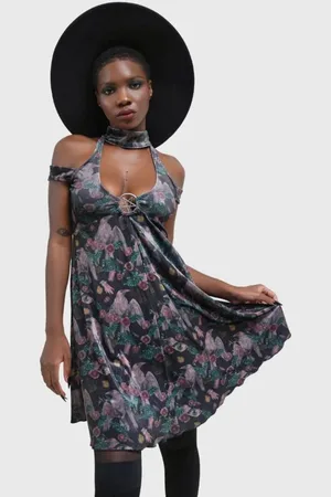 Killstar Gothic Korte jurk - Corax Dress - XS tot XXL - voor Vrouwen
