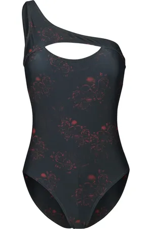 EMP Zwempak - Asymmetric Swimsuit - S tot XXL - voor Vrouwen