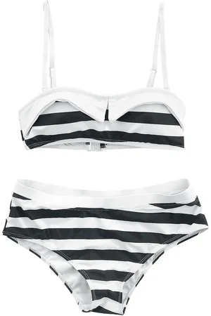 Pussy Deluxe Rockabilly Bikini Set - Big Party Stripes Bikini - XS tot S - voor Vrouwen