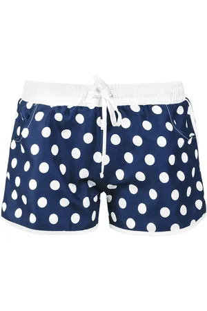 Pussy Deluxe Rockabilly Zwembroek - Big Dots Girl Boardshorts - XS tot S - voor Vrouwen