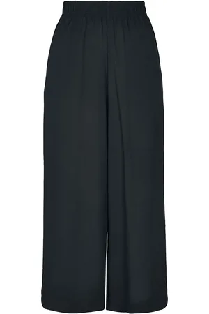 Urban classics Stoffen broeken - Ladies Wide Viscose Culotte - XS tot XL - voor Vrouwen