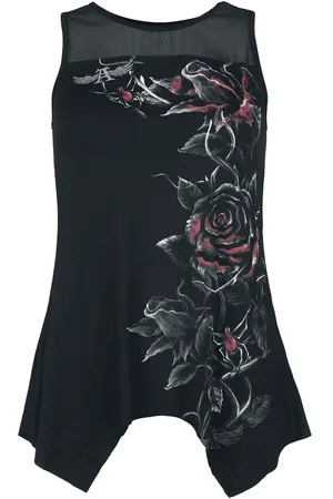 Alchemy Top - Bleeding Rose - S - voor Vrouwen