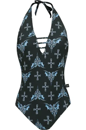 Gothicana Gothic Zwempak - Gothicana X Anne Stokes - Badpak - S tot XXL - voor Vrouwen