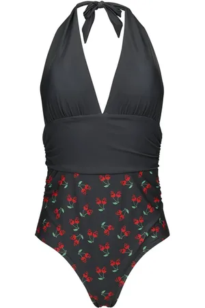 Rock Rebel Rock Zwempak - Skull Cherry Swimsuit - S tot XXL - voor Vrouwen