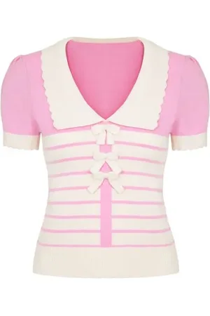 Hell Bunny Rockabilly T-shirt - Jennie Top - XS tot XXL - voor Vrouwen